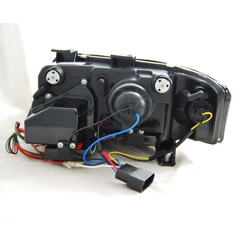 PHARES TUBE LIGHT DRL NOIR pour AUDI A6 05.97-05.01 PHARES TUBE LIGHT DRL NOIR pour AUDI A6 05.97-05.01