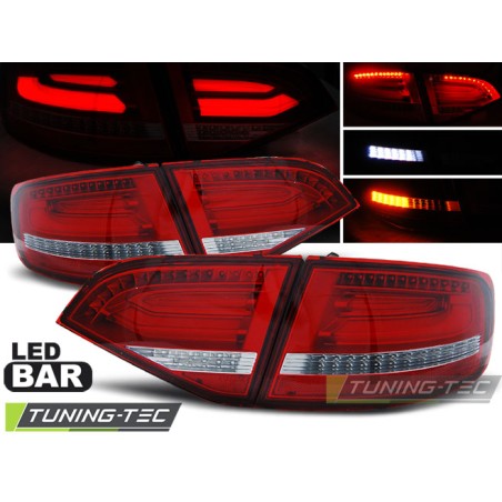 Feux arrière LED rouge blanc pour AUDI A4 B8 08-11 AVANT