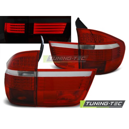 FEUX ARRIÈRE LED ROUGE BLANC pour BMW X5 E70 03.07-05.10