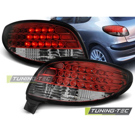 PEUGEOT 206 10.98- LED ROUGE BLANC SEQ