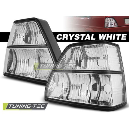 FEUX ARRIÈRE CRISTAL BLANC pour VW GOLF 2 08.83-08.91