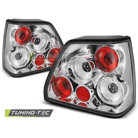 Feux arrière chromés pour VW Golf 2 08.83-08.91 Feux arrière chromés pour VW Golf 2 08.83-08.91
