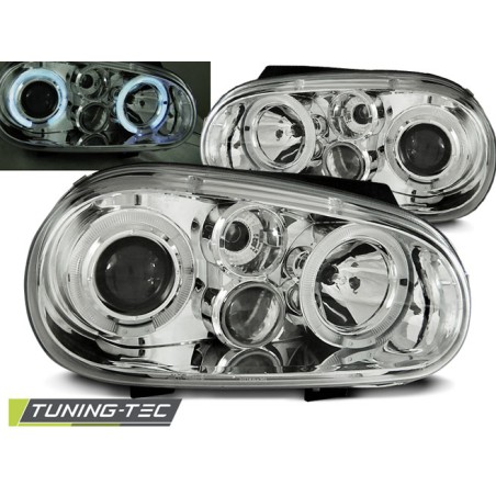 VW GOLF 4 09.97-09.03 ANGEL EYES CHROME