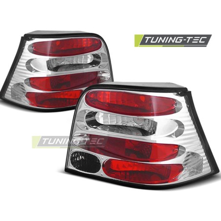 Feux arrière chromés pour VW Golf 4 09.97-09.03 Feux arrière chromés pour VW Golf 4 09.97-09.03