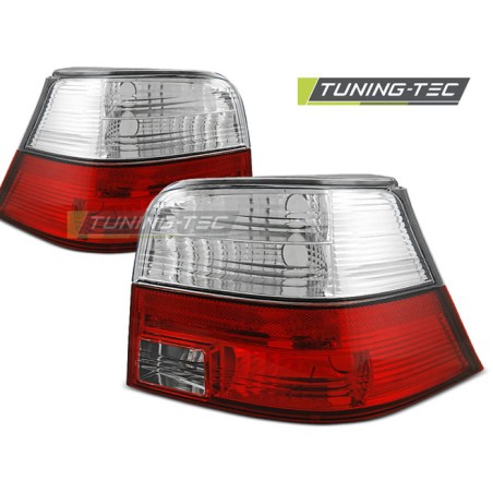 Feux arrière rouge blanc pour VW Golf 4 09.97-09.03