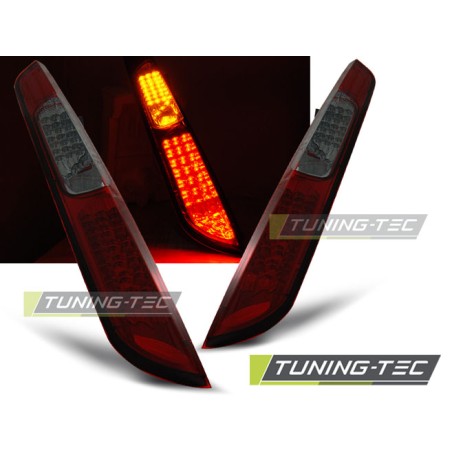 FORD FOCUS MK2 09.04-08 HB ROUGE FUMÉ LED