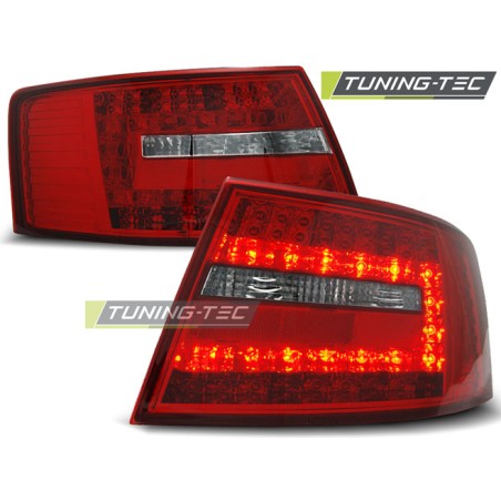 Feux arrière LED rouge blanc pour AUDI A6 C6 berline 04.04-08