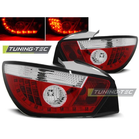 Feux arrière LED rouge blanc pour SEAT IBIZA 6J 3D 06.08-