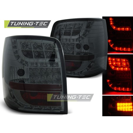 Feux arrière LED fumés avec indicateur LED pour VW Passat B5 96-00 Variant