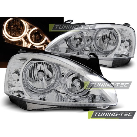 OPEL CORSA C 11.00-09.06 ANGEL EYES CHROME