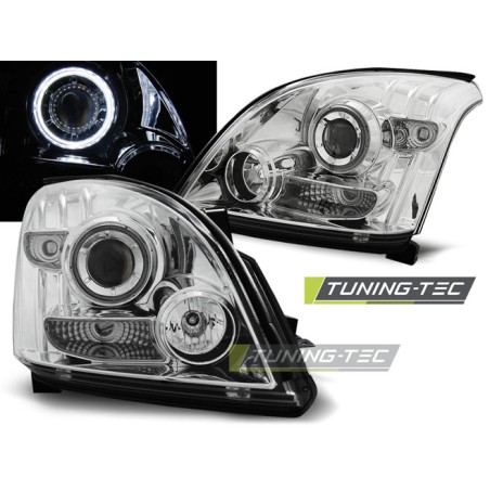 TOYOTA LAND CRUISER 120 03-09 ANGEL EYES CHROME CCFL