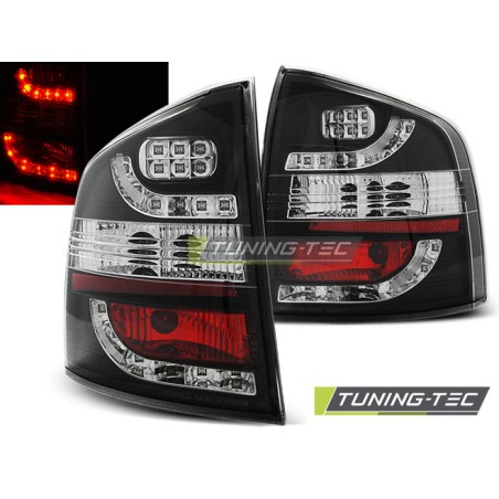 Feux arrière LED noirs pour SKODA OCTAVIA II KOMBI 04-12 Feux arrière LED noirs pour SKODA OCTAVIA II KOMBI 04-12