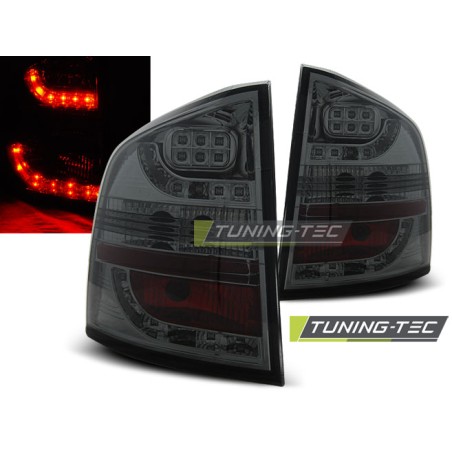 Feux arrière LED fumés pour SKODA OCTAVIA II KOMBI 04-12 Feux arrière LED fumés pour SKODA OCTAVIA II KOMBI 04-12