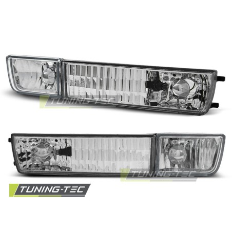 DIRECTION AVANT avec FEUX ANTIBROUILLARD CHROMÉS compatible VW GOLF 3 / VENTO DIRECTION AVANT avec FEUX ANTIBROUILLARD CHROMÉS compatible VW GOLF 3 / VENTO