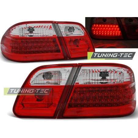 Feux arrière LED rouge blanc pour MERCEDES W210 95-03.02