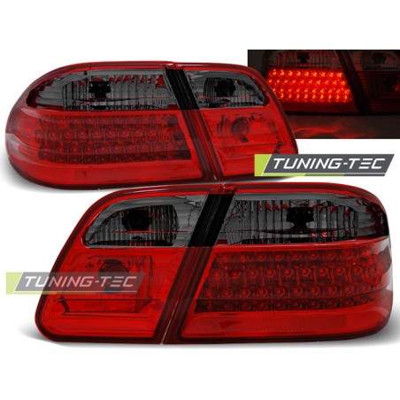 Feux arrière LED rouge fumé pour MERCEDES W210 95-03.02