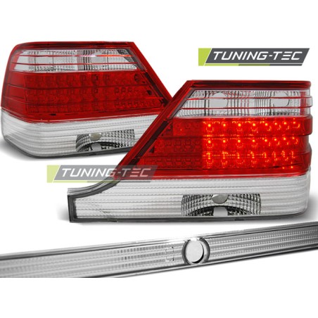 Feux arrière LED rouge blanc pour MERCEDES W140 95-10.98