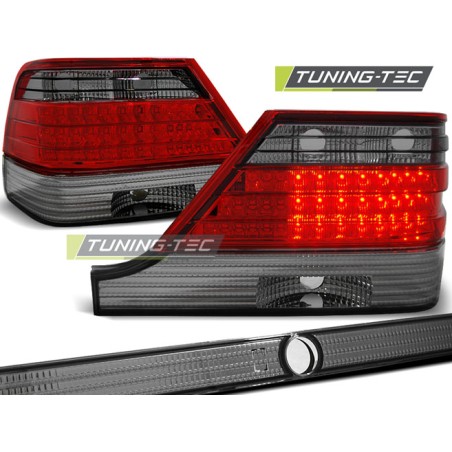 Feux arrière LED rouge fumé pour MERCEDES W140 95-10.98