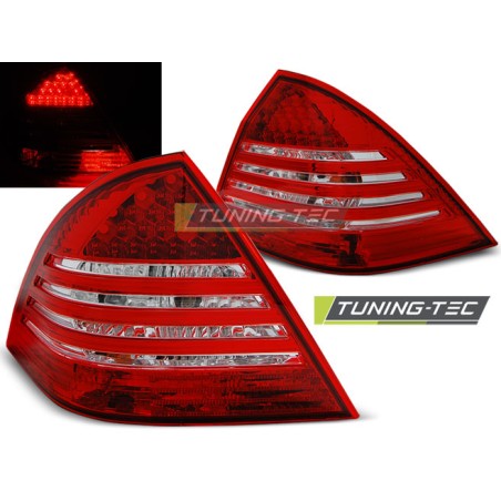 Feux arrière LED rouge blanc pour MERCEDES C-KLASA W203 SEDAN 00-04