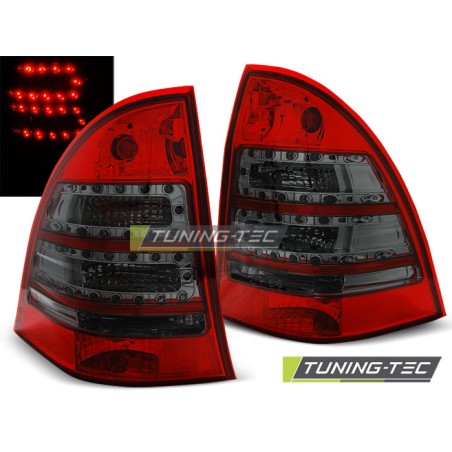 Feux arrière LED rouge fumé pour MERCEDES C-KLASA W203 KOMBI 00-07