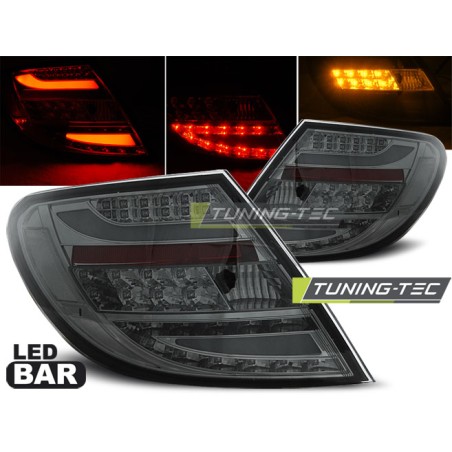 Feux arrière LED fumés pour MERCEDES C-KLASA W204 SEDAN 07-10 Feux arrière LED fumés pour MERCEDES C-KLASA W204 SEDAN 07-10
