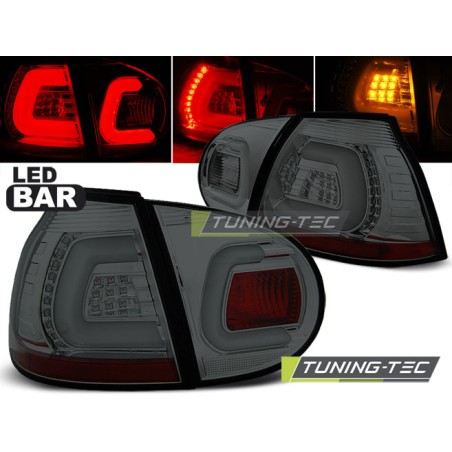 Feux arrière LED BAR fumés pour VW GOLF 5 10.03-09