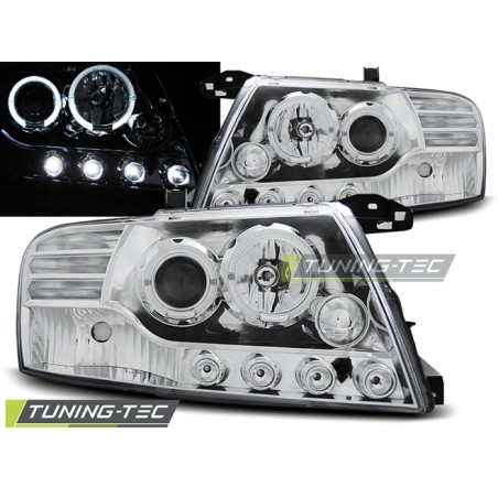 MITSUBISHI PAJERO V60 00-06 ANGEL EYES CHROME