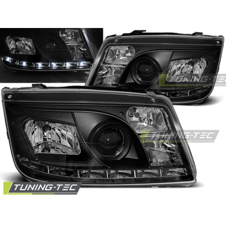 PHARES DAYLIGHT NOIR pour VW BORA 09.98-05.05