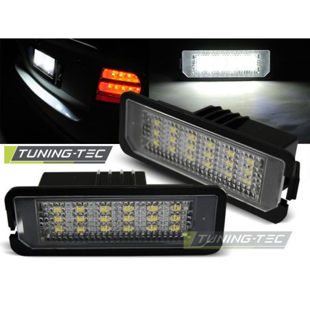 Feux de plaque LED compatibles avec VW GOLF IV, V, VI, VII, PASSAT B6, PASSAT CC, NEW BEETLE, VW SCIROCCO Feux de plaque LED compatibles avec VW GOLF IV, V, VI, VII, PASSAT B6, PASSAT CC, NEW BEETLE, VW SCIROCCO