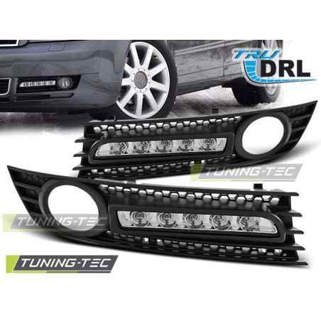 Cache antibrouillard LED DRL compatible AUDI A4 01-04