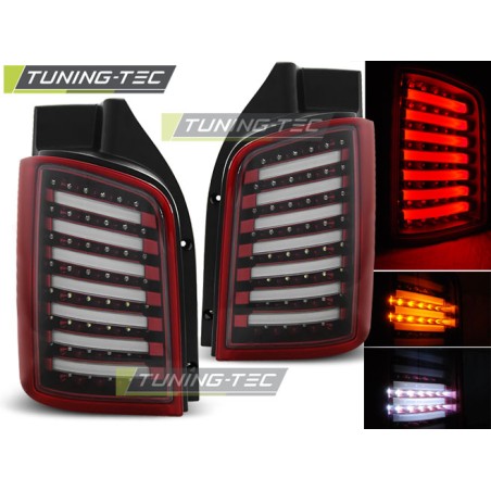 Feux arrière LED rouge blanc pour VW T5 04.03-09 / 10-15