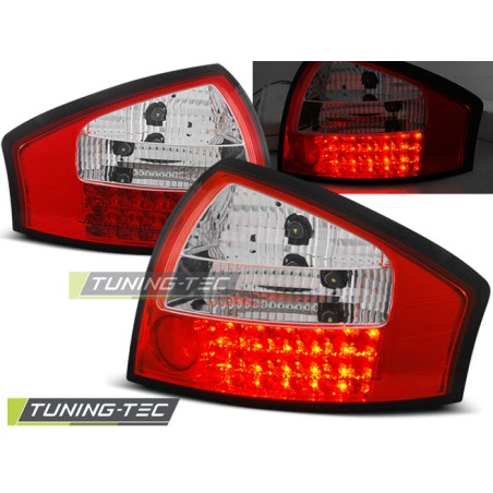 Feux arrière LED rouge blanc pour AUDI A6 05.97-05.04