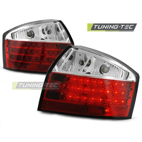 Feux arrière LED rouge blanc pour AUDI A4 10.00-10.04