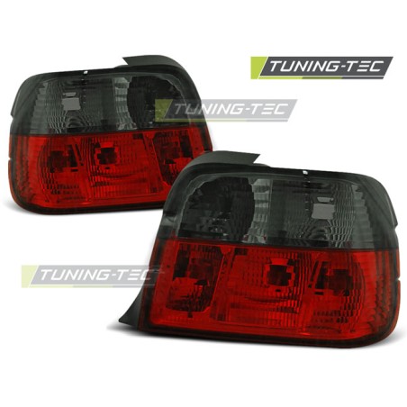 Feux arrière rouge fumé pour BMW E36 12.90-08.99 Compact Feux arrière rouge fumé pour BMW E36 12.90-08.99 Compact