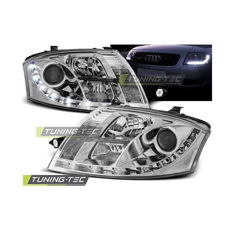 PHARES DIURNES CHROME pour AUDI TT 99-06 PHARES DIURNES CHROME pour AUDI TT 99-06