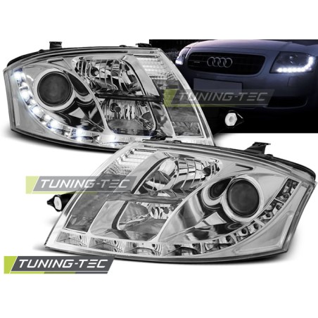 PHARES DIURNES CHROME pour AUDI TT 99-06