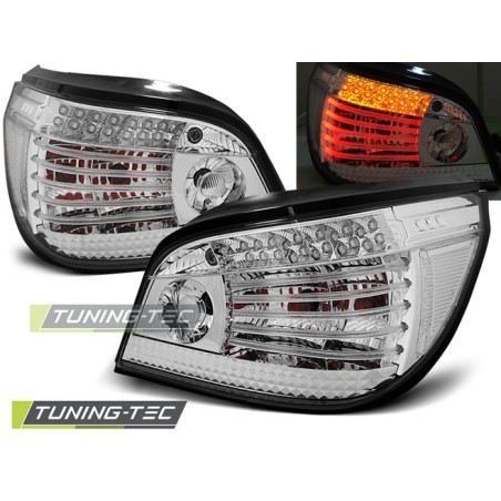 FEUX ARRIÈRE LED CHROME compatible BMW E60 07.03-07