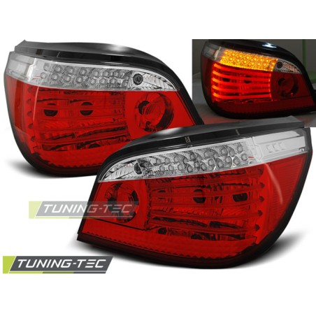 FEUX ARRIÈRE LED ROUGE BLANC pour BMW E60 07.03-07