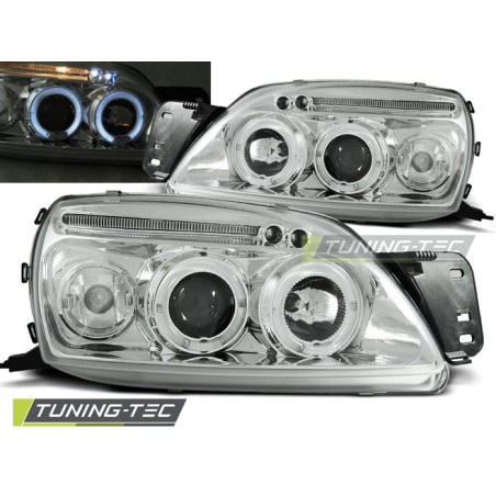 FORD FIESTA MK5 09.99-04.02 ANGEL EYES CHROME