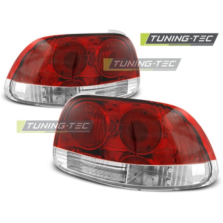 HONDA CRX DEL SOL 03.92-97 ROUGE BLANC HONDA CRX DEL SOL 03.92-97 ROUGE BLANC