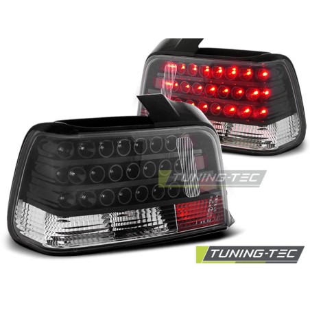 Feux arrière LED noirs pour BMW E36 12.90-08.99 berline