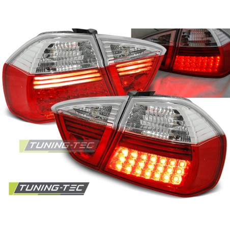 Feux arrière LED rouge blanc pour BMW E90 03.05-08.08