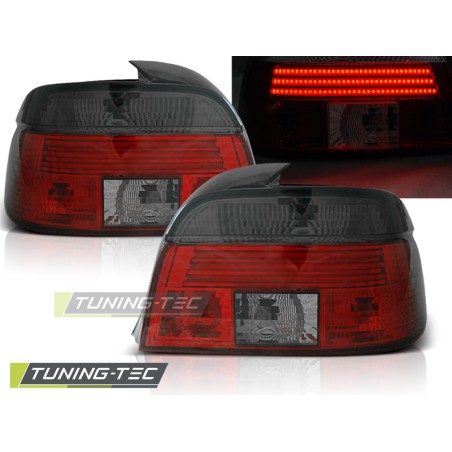 Feux arrière LED BAR rouge fumé pour BMW E39 09.95-08.00