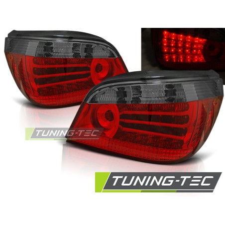 Feux arrière LED rouge fumé pour BMW E60 07.03-07