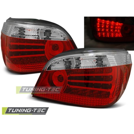 Feux arrière LED rouge blanc pour BMW E60 07.03-07