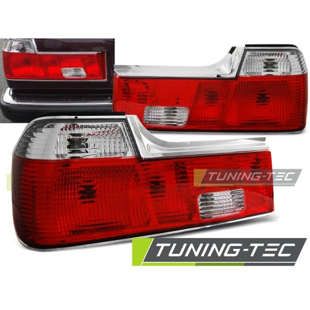 Feux arrière rouge blanc pour BMW E32 06.86-04.94 Feux arrière rouge blanc pour BMW E32 06.86-04.94
