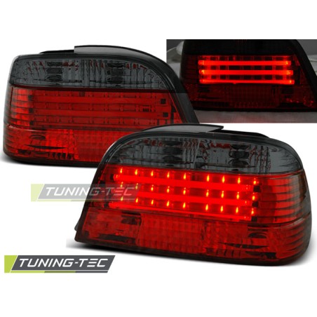 Feux arrière LED BAR rouge fumé pour BMW E38 06.94-07.01