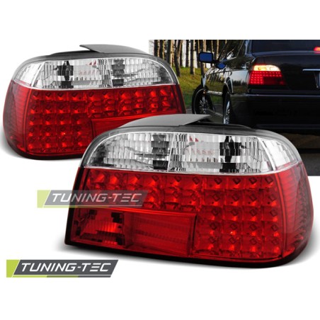 Feux arrière LED rouge blanc pour BMW E38 06.94-07.01 Feux arrière LED rouge blanc pour BMW E38 06.94-07.01