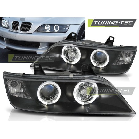 PHARES ANGEL EYES NOIRS pour BMW Z3 01.96-02