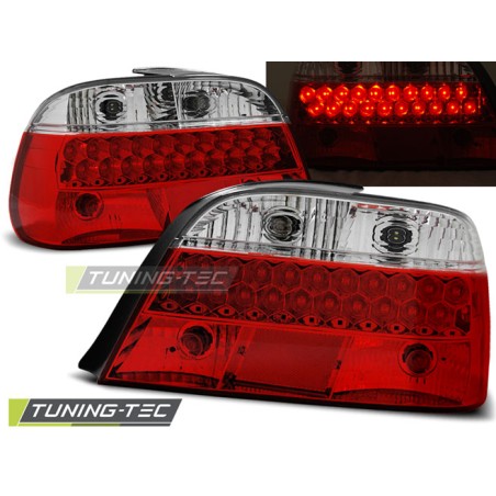 Feux arrière LED rouge blanc pour BMW E38 06.94-07.01